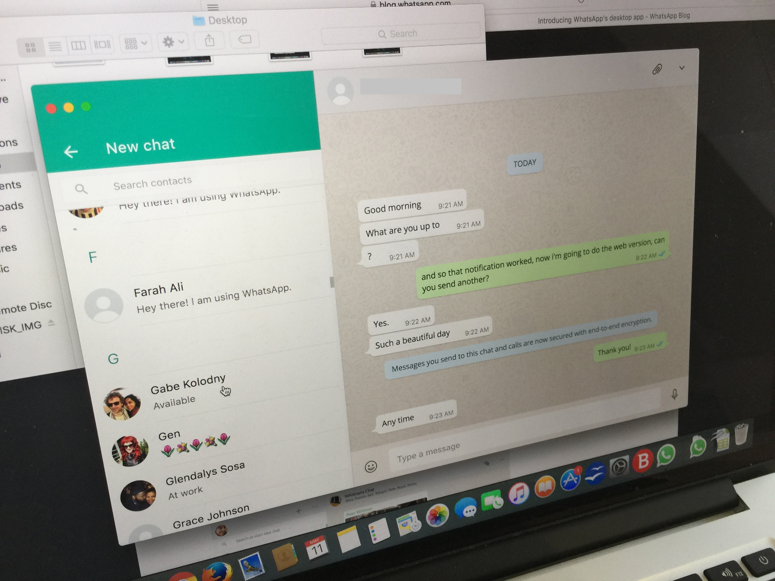 WhatsApp, da oggi chiamate e videochiamate anche da desktop