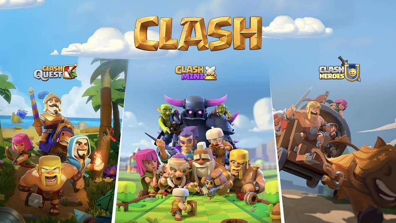 Supercell annuncia tre nuovi giochi dell'universo di Clash