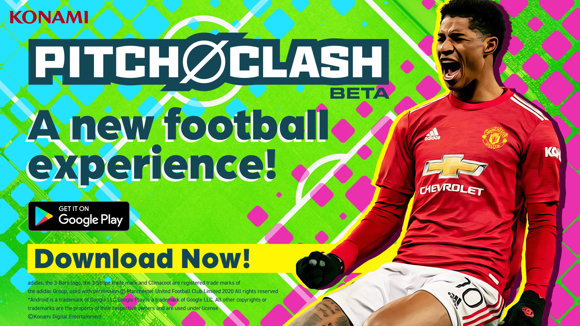 Konami presenta Pitch Clash, gioco di calcio per dispositivi mobile