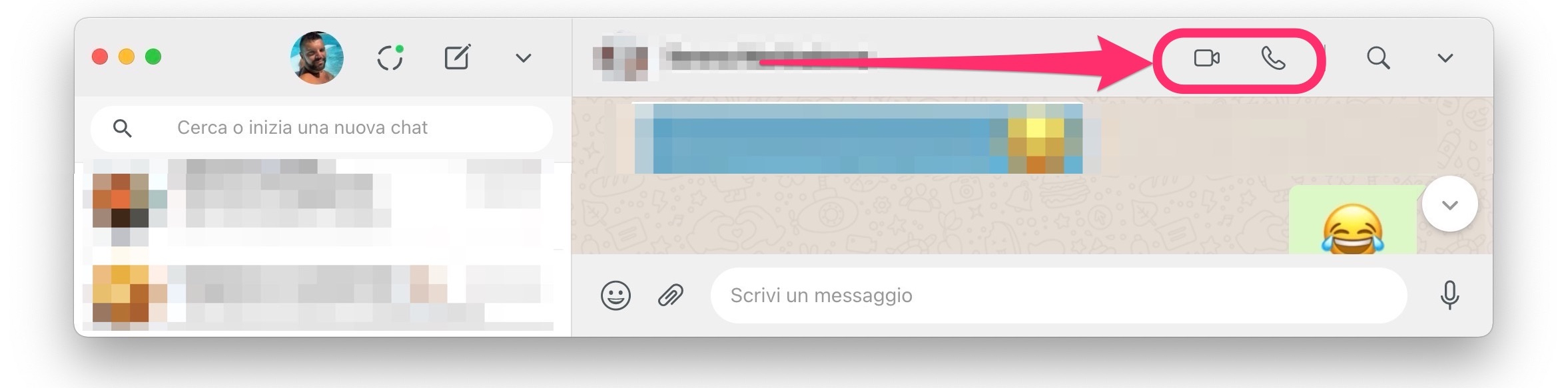 Videocall WhatsApp da Mac e PC