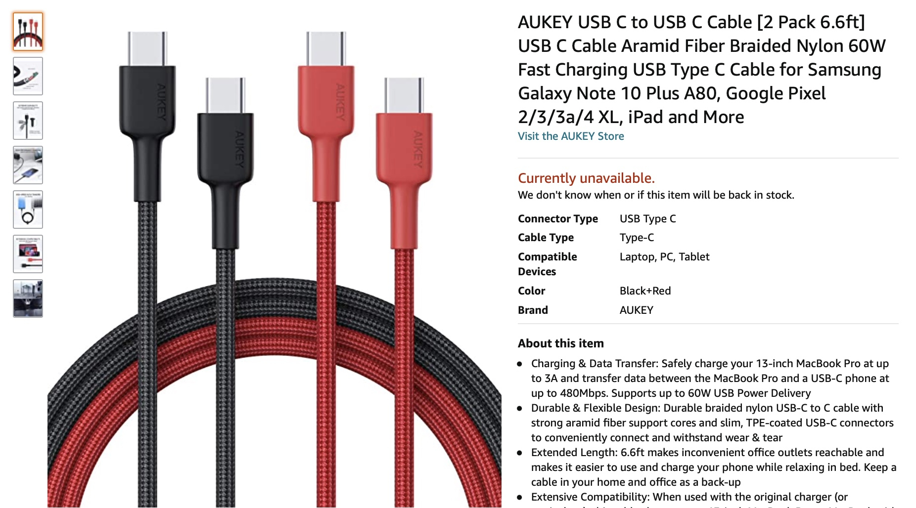 Aukey Amazon prodotto