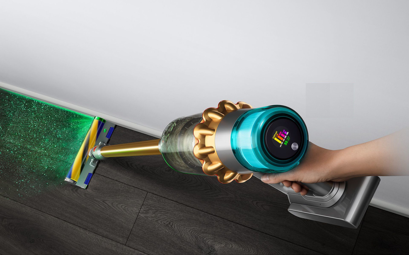 Dyson V15 Detect Absolute: l’aspirapolvere con spazzola laser