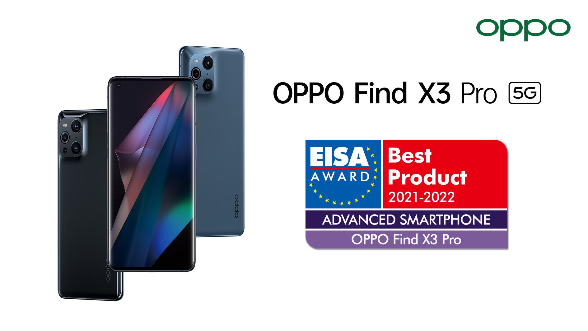 Oppo vince il premio Eisa come Best Advanced Smartphone