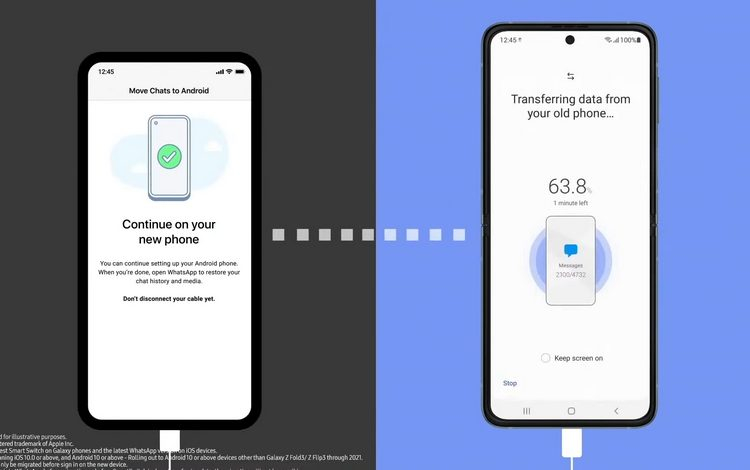 WhatsApp, attiva la migrazione delle chat da iOS a Android