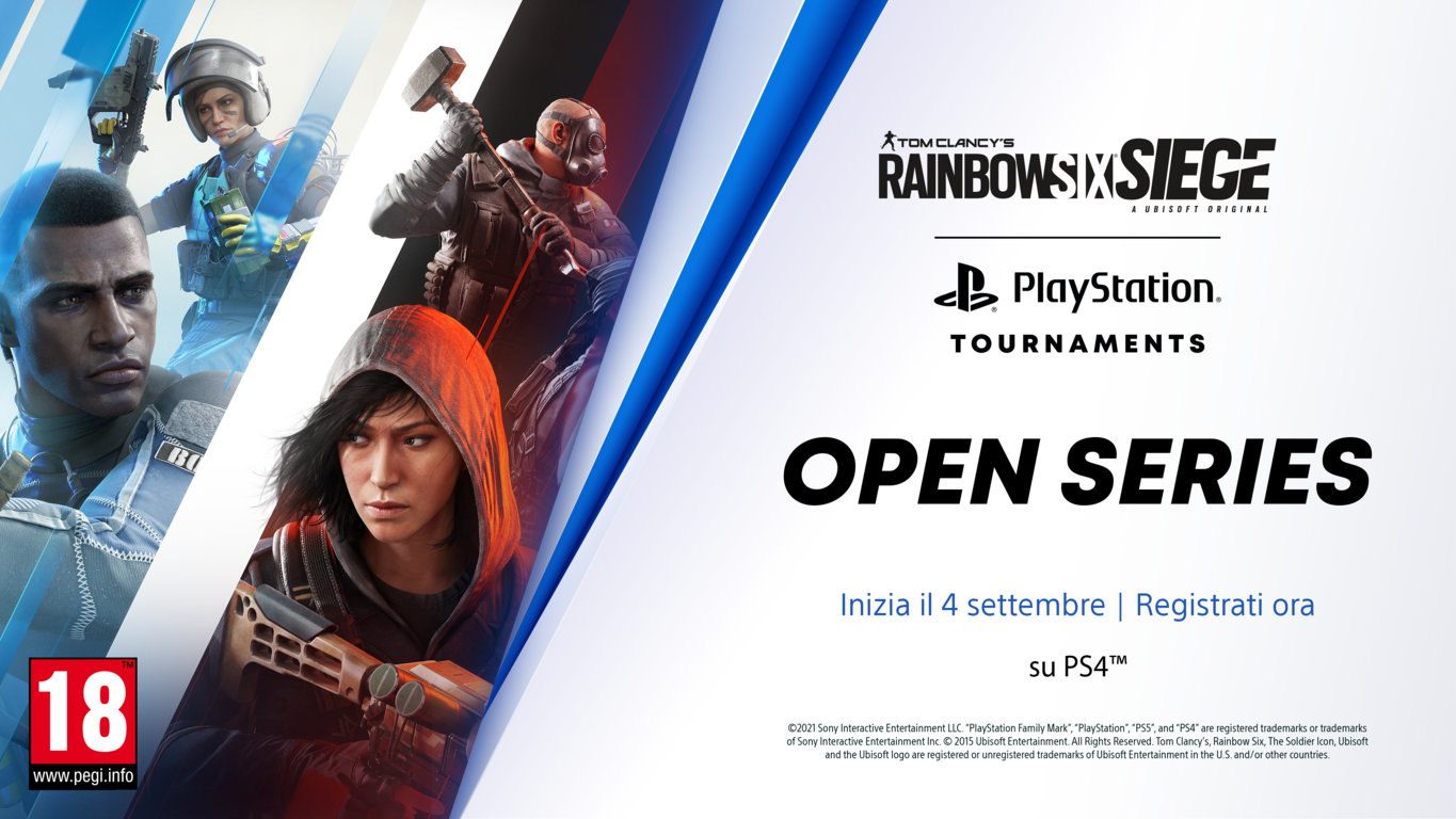 Rainbow Six Siege nella PlayStation Tournaments Open Series