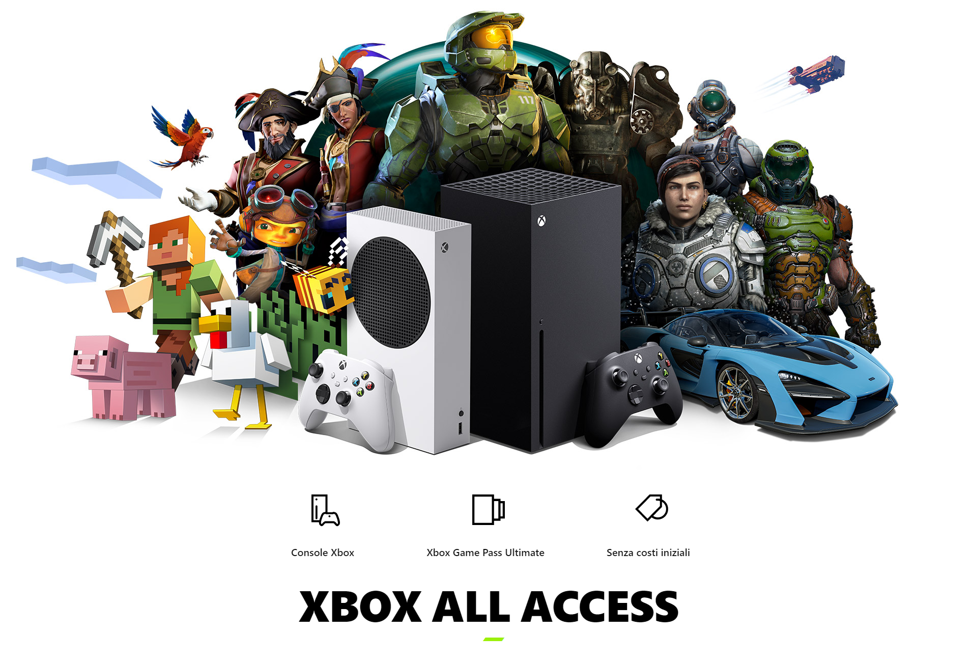 Arriva in Italia Xbox All Access, nuovo abbonamento tutto incluso