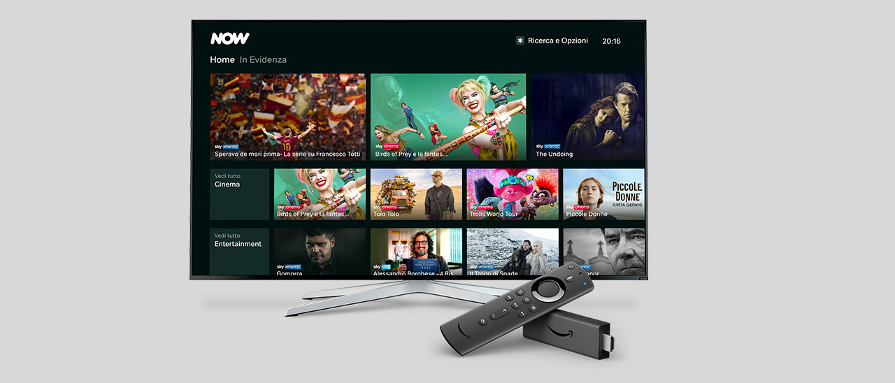 3 mesi gratis di NOW Cinema o Entertainment? Ve li regala la NOW Smart Stick in offerta al 50%