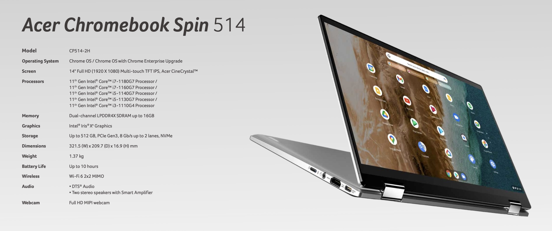 Acer Chromebook Spin 514
