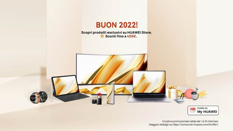 Huawei annuncia la campagna New Year e una novità PC
