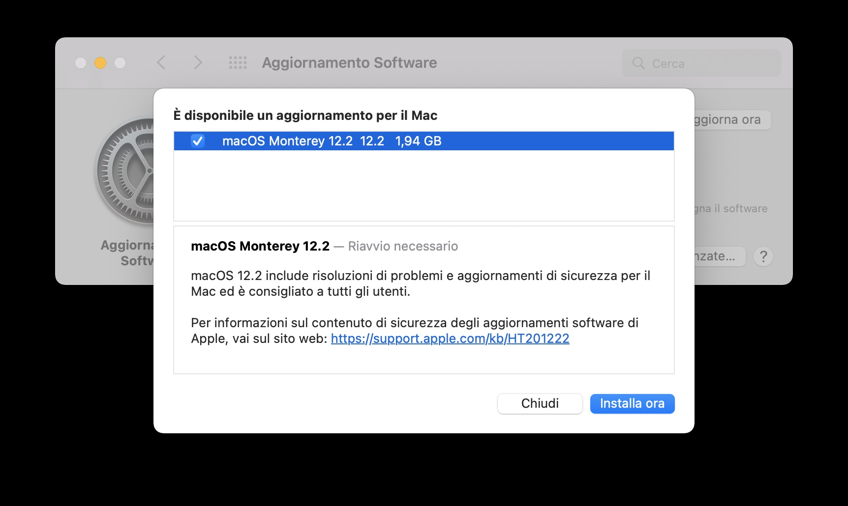 macOS Monterey 12.2 download