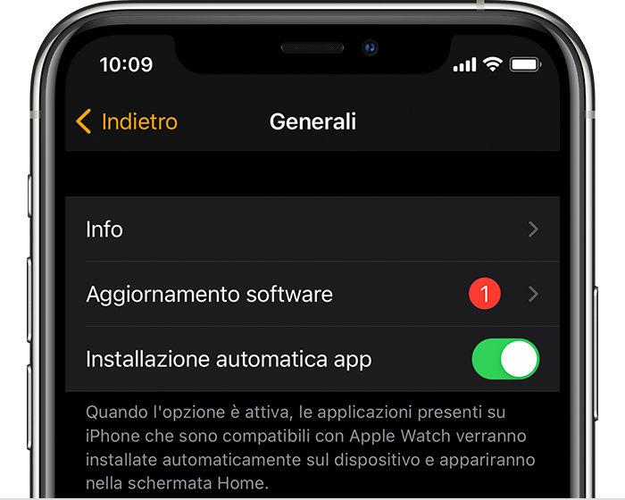 Apple Watch aggiornamento watchOS