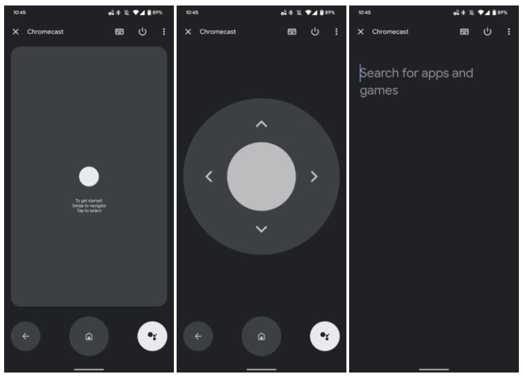 Chromecast con Google TV telecomando iPhone