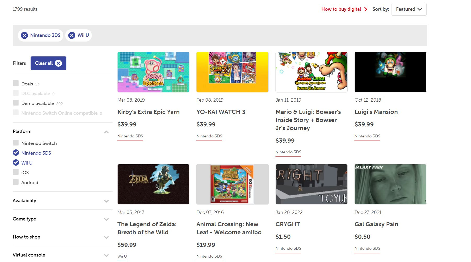 nintendo eshop