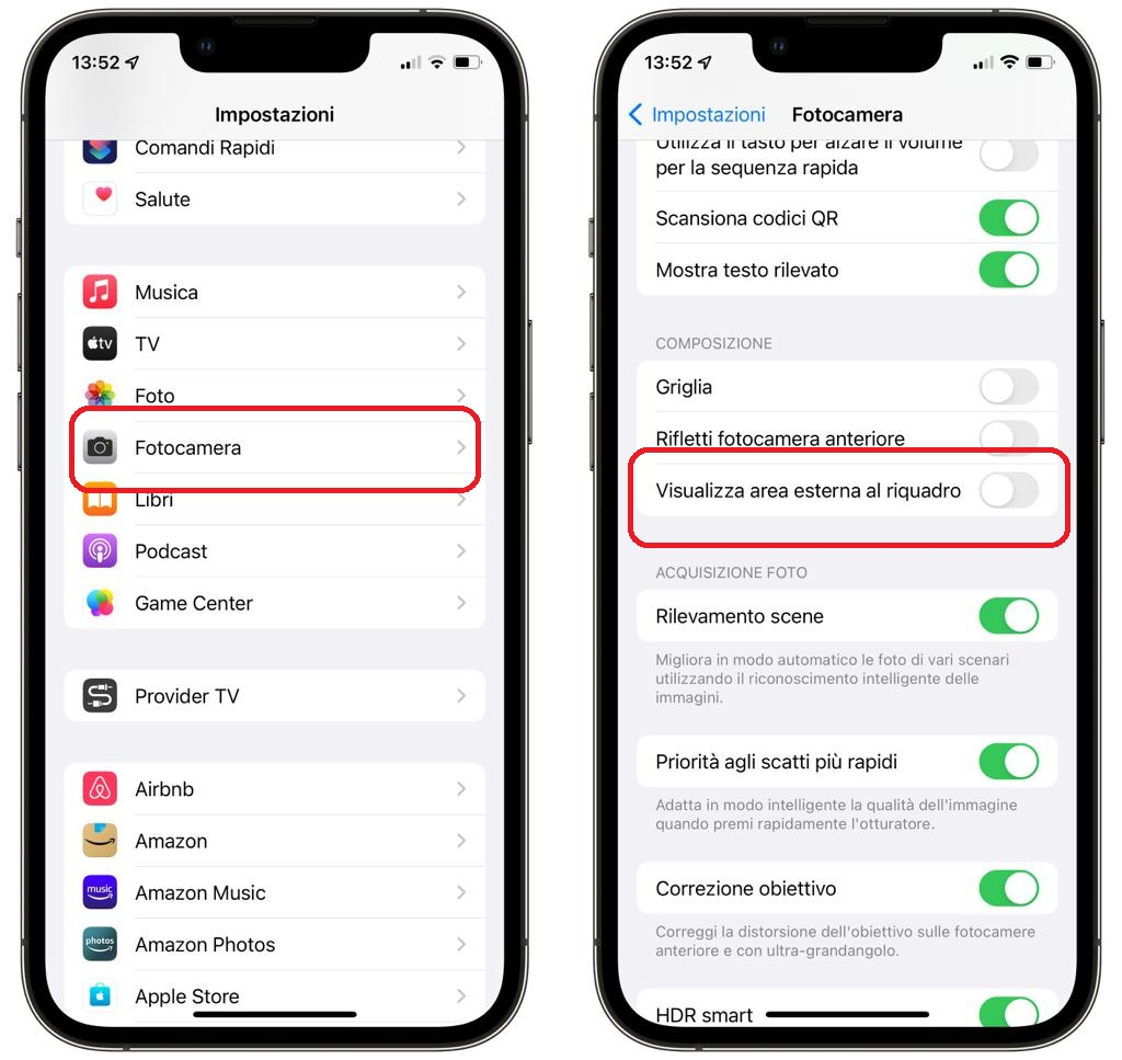 Deep Fusion Impostazioni iPhone