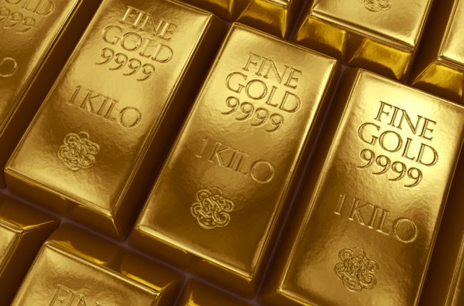 Oro debole, sui minimi a una settimana