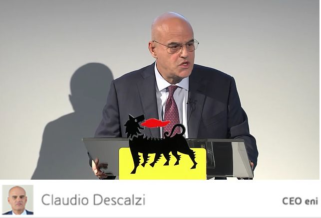 Eni, AD Descalzi: con Covid fino a 1 milione disoccupati in settore oil. Noi forti, su prezzi petrolio pronti ad azioni