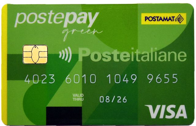 Carte: Poste lancia Postepay Green, la prepagata sostenibile per i giovani con servizio controllo e paghetta