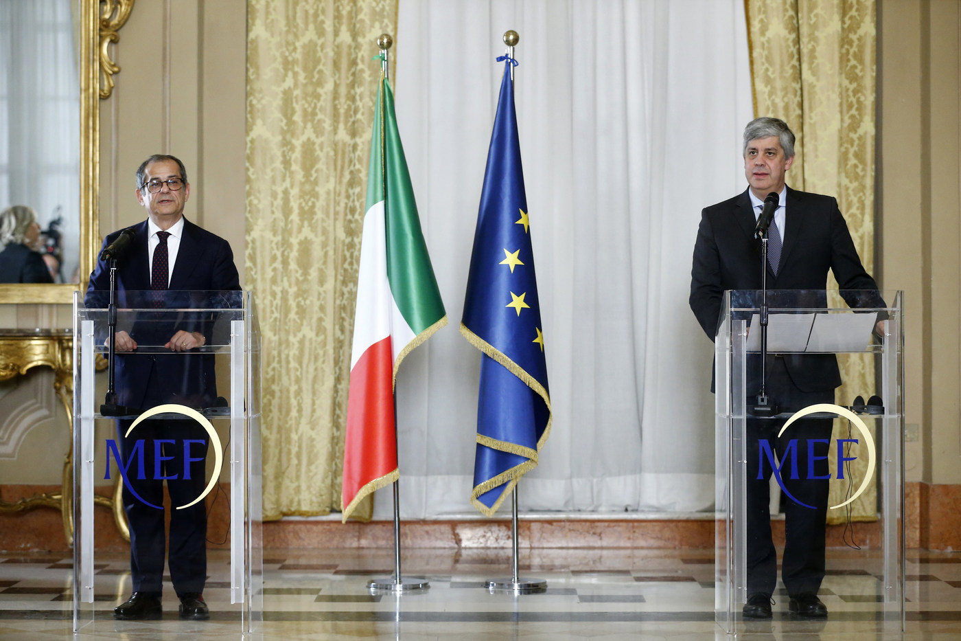 Tria, incontro con Centeno (Eurogruppo): ‘per evitare procedura infrazione Ue manovra dovrebbe essere suicida’