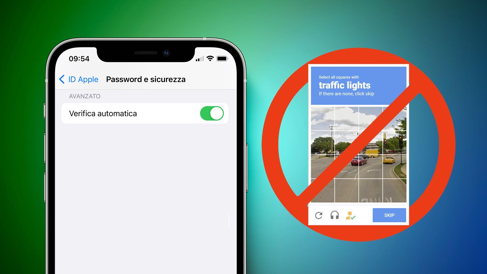 iOS 16: togliere i CAPTCHA dai siti Web