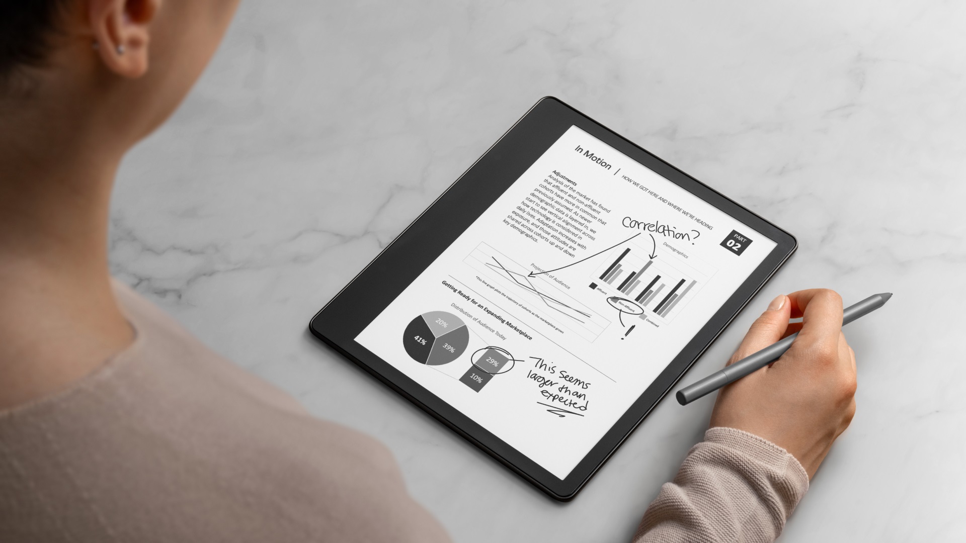 Amazon annuncia Kindle Scribe, il primo e-reader della serie che ti fa scrivere sullo schermo