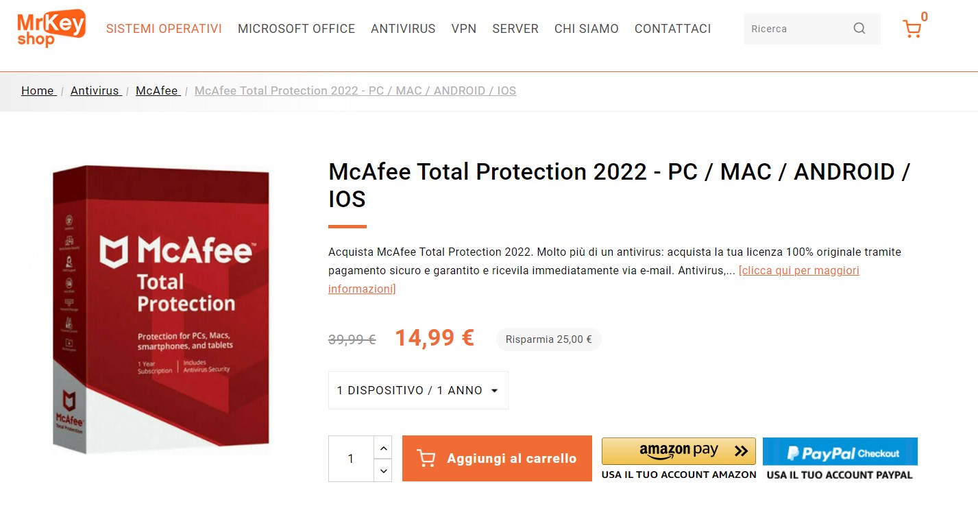 McAfee Total Protection