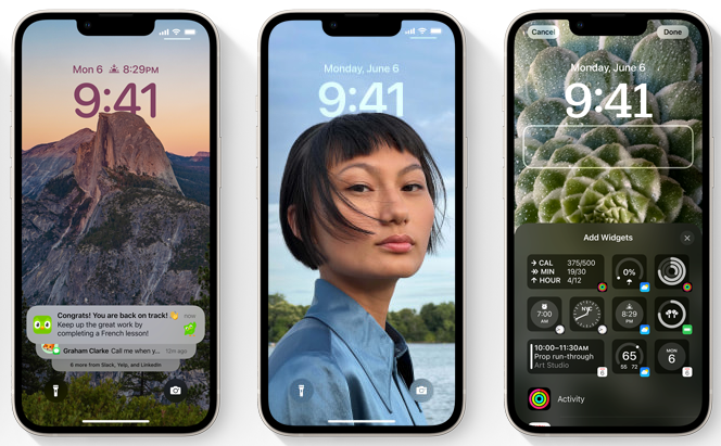 iOS 16 - Schermata di Blocco