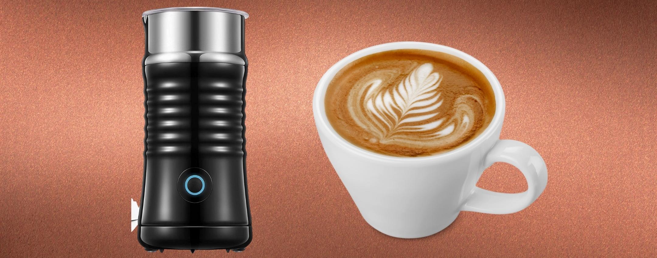 Montalatte elettrico: la colazione del BAR ora a casa tua (Amazon)