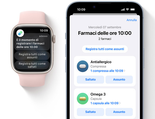 watchOS 9 - Farmaci