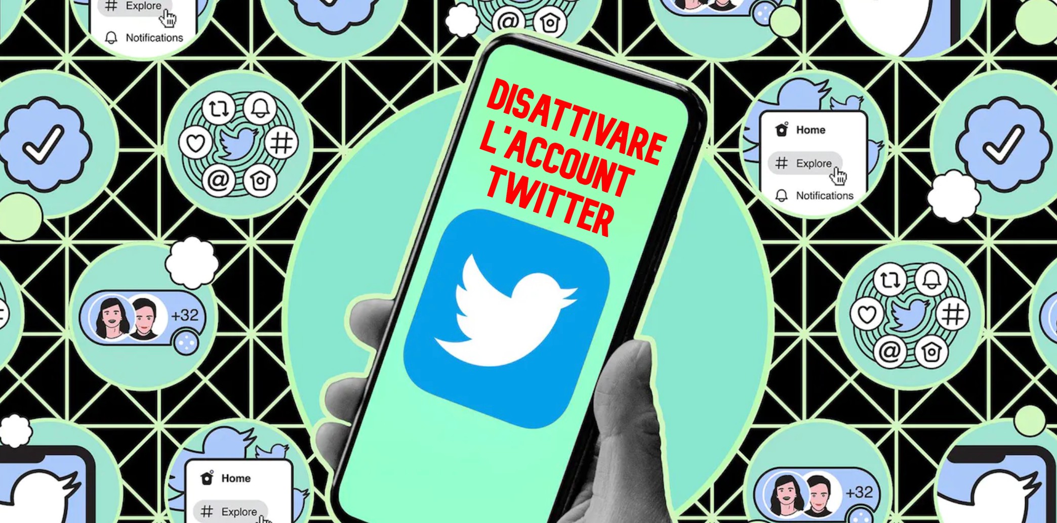 Come disattivare l'account Twitter da browser e da iPhone
