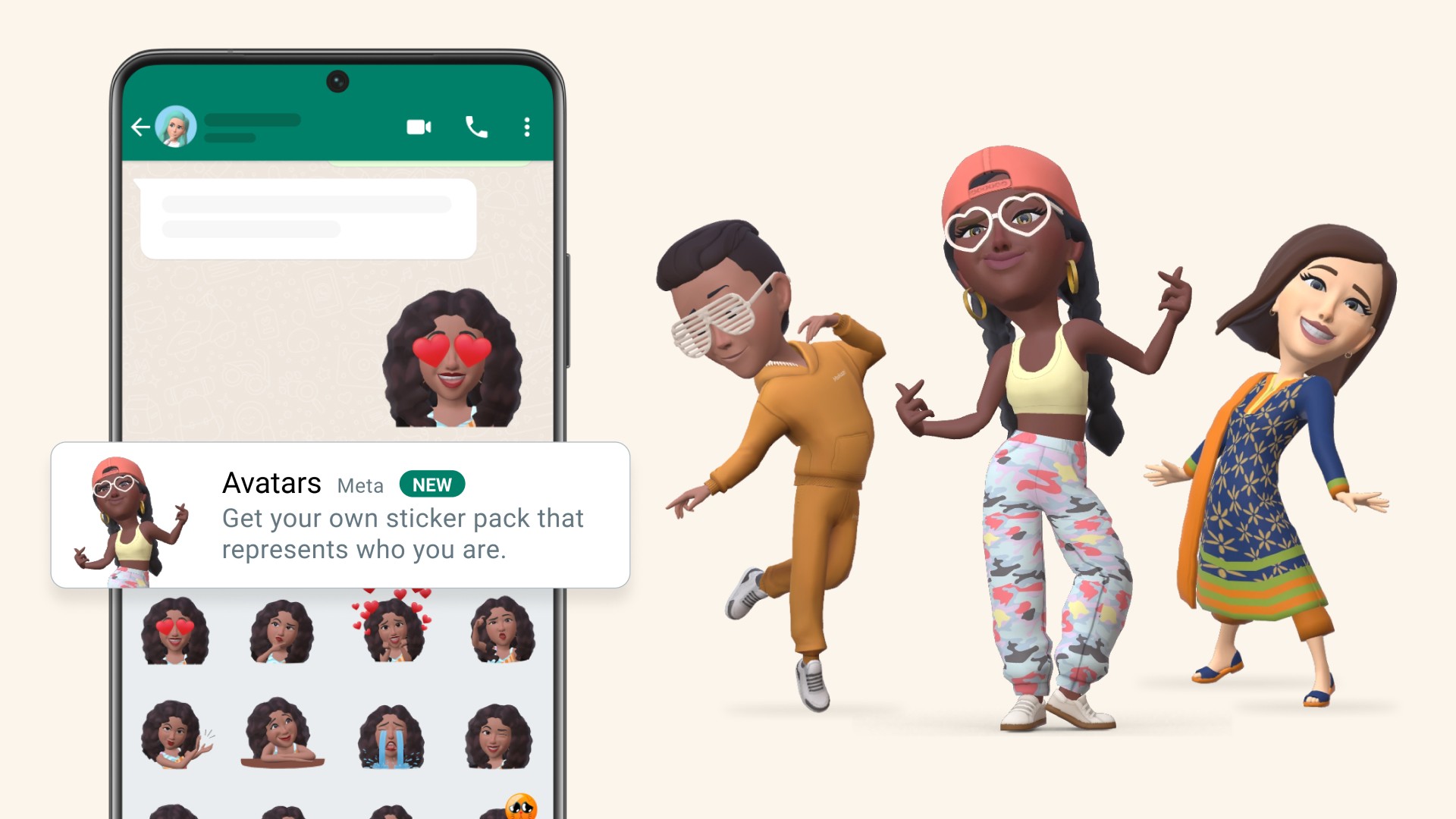 WhatsApp vuole conversazioni più rappresentative: arrivano gli Avatar!