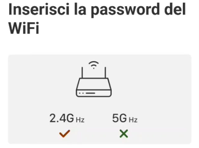 Aigostar Cube Smart: connettività Wi-Fi solo a 5 GHz