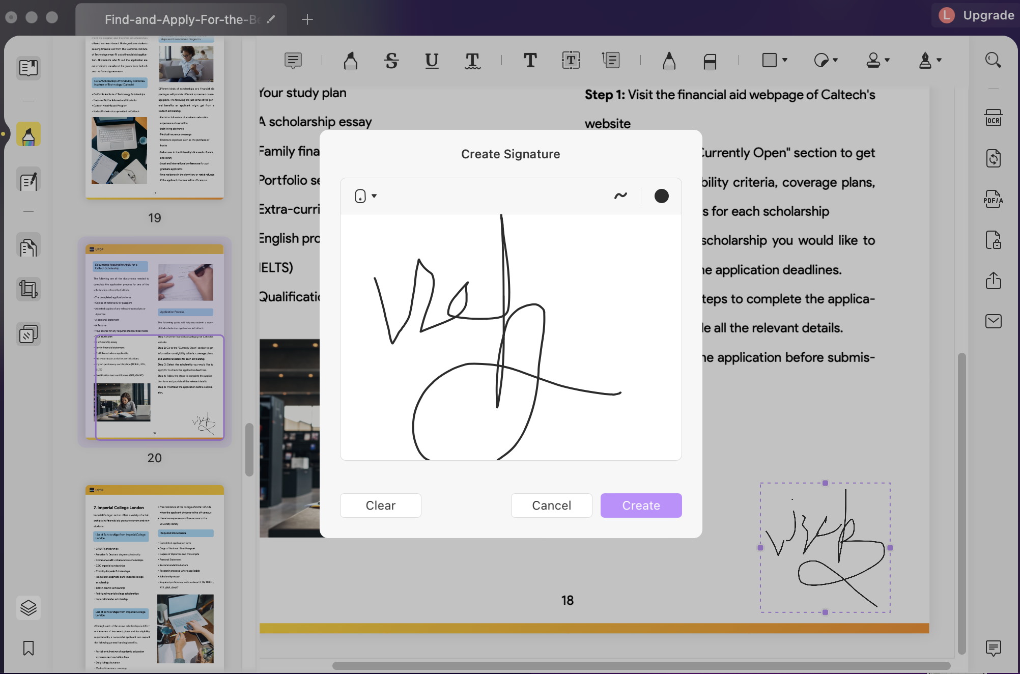 UPDF: Firme PDF UPDF: Firme PDF