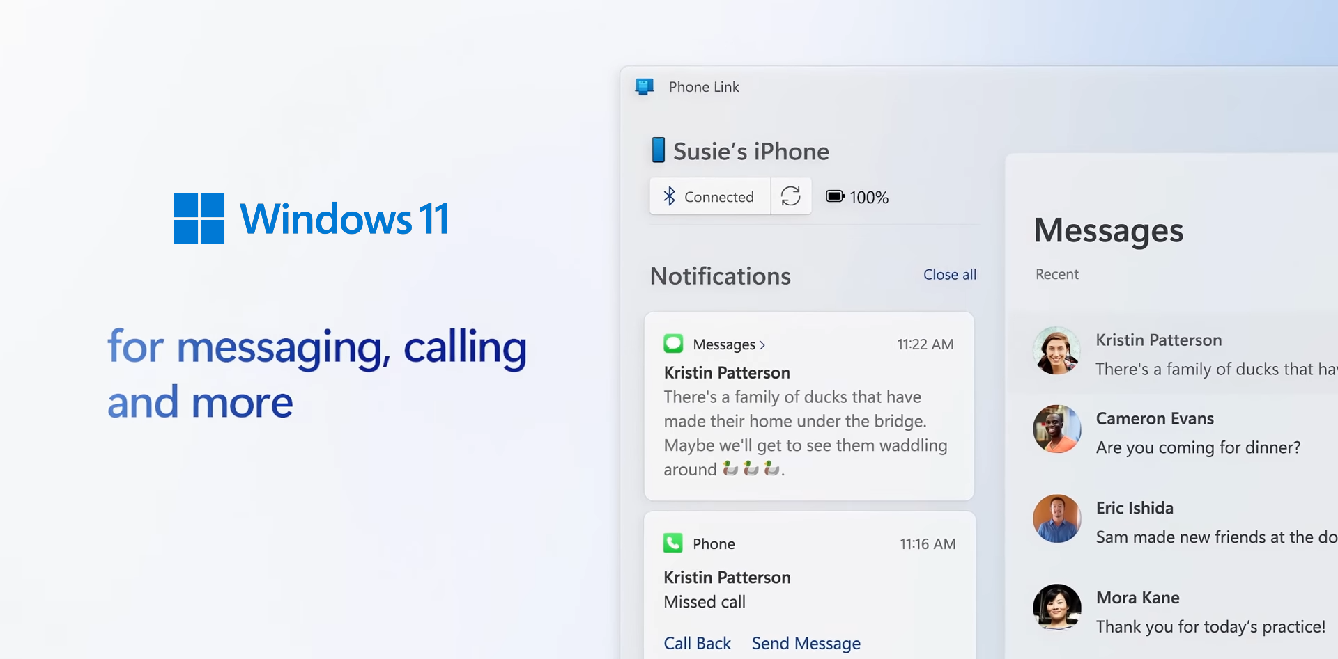 Microsoft ruba l'esclusiva ad Apple: iMessage su Windows 11