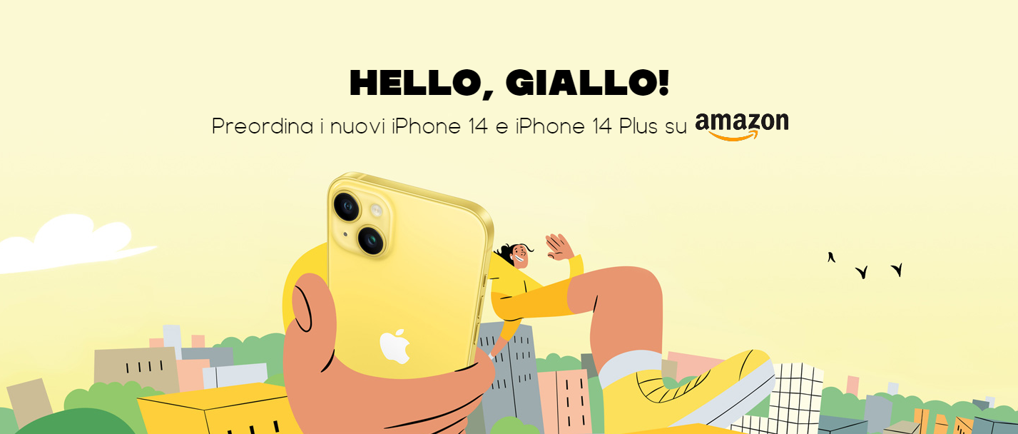 iPhone 14 e iPhone 14 Plus in Giallo: PREORDINALI ORA su Amazon!
