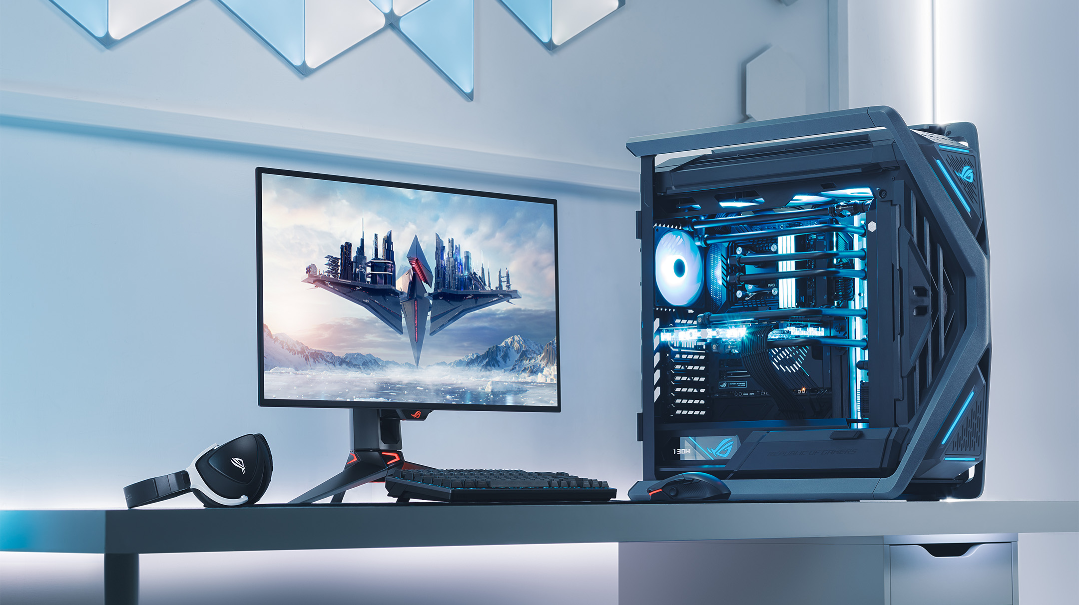 ASUS presenta il nuovo monitor top di gamma ROG Swift OLED a 240Hz: immagini e specifiche tecniche