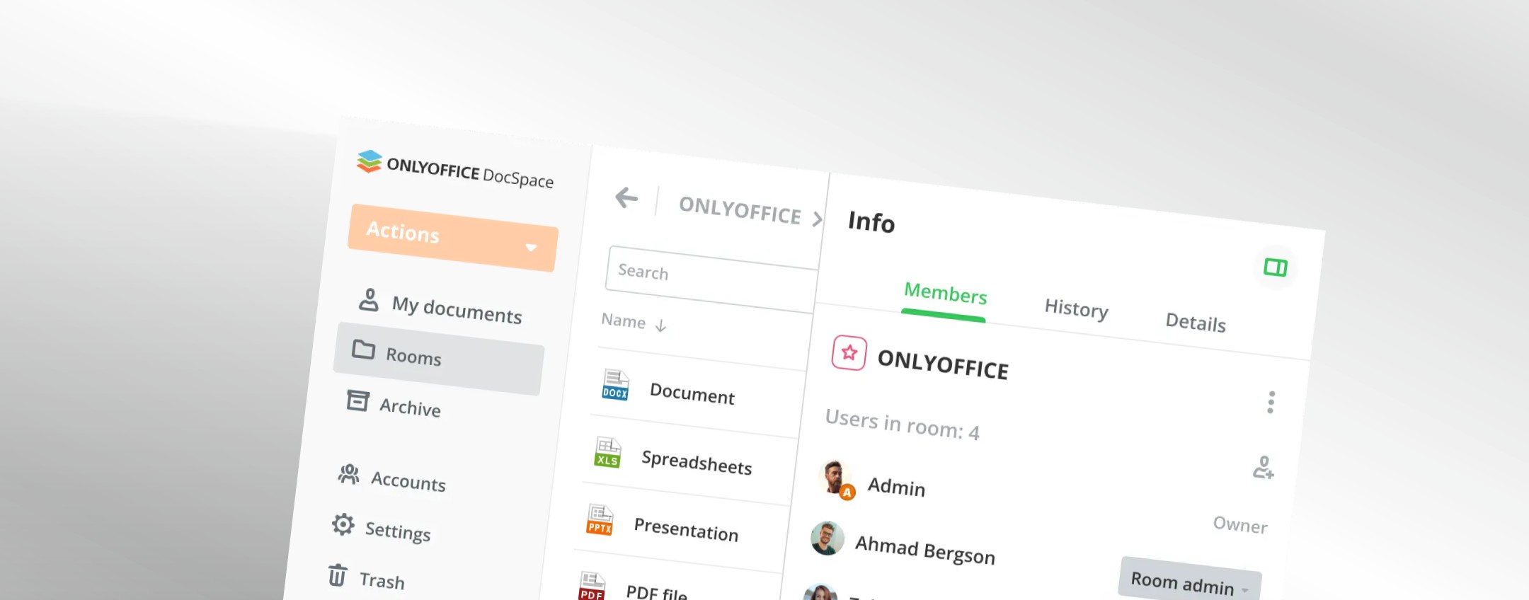 OnlyOffice DocSpace: scopri le stanze della collaborazione