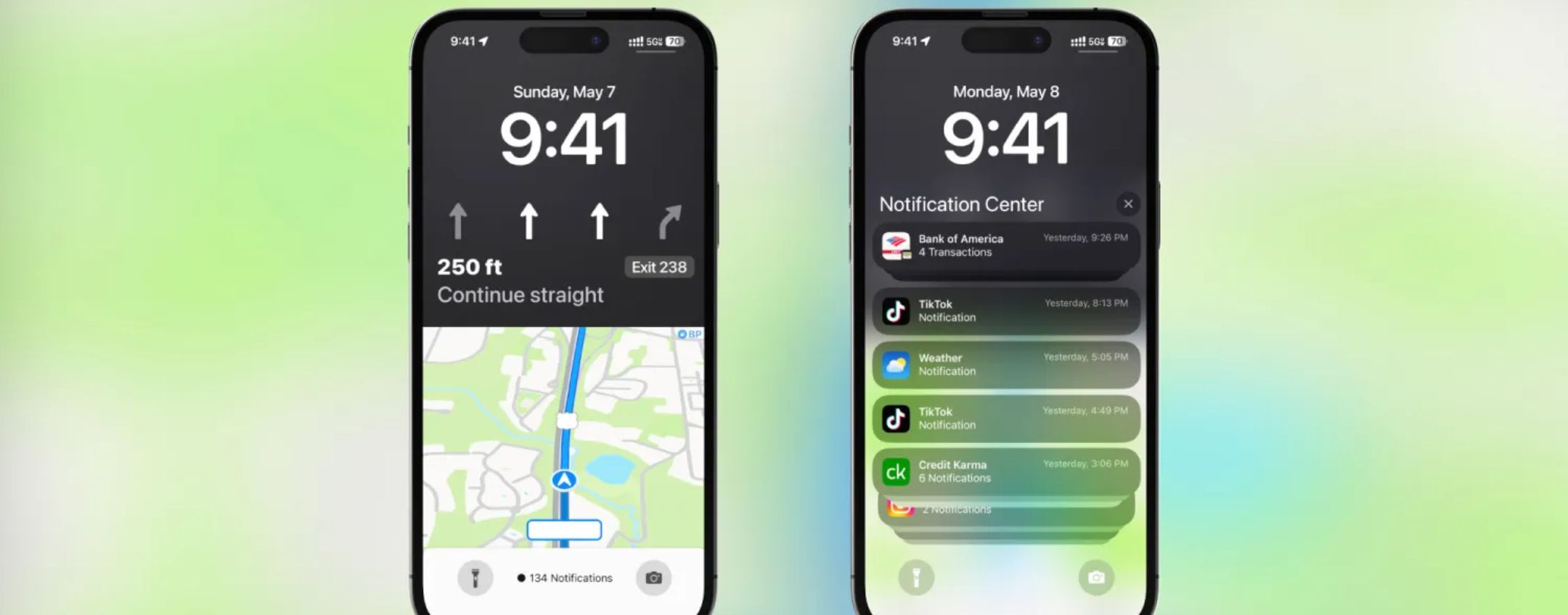 iOS 17 porta l'app Mappe sulla lock screen, proprio come per il lettore musicale