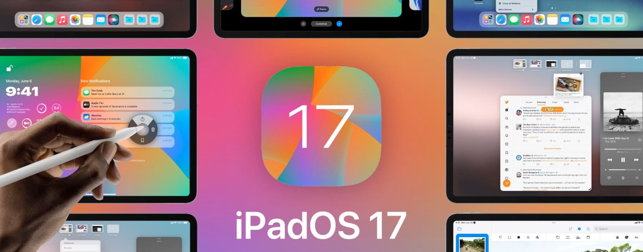 Apple presenta iPadOS 17: Nuove funzionalità e modelli supportati