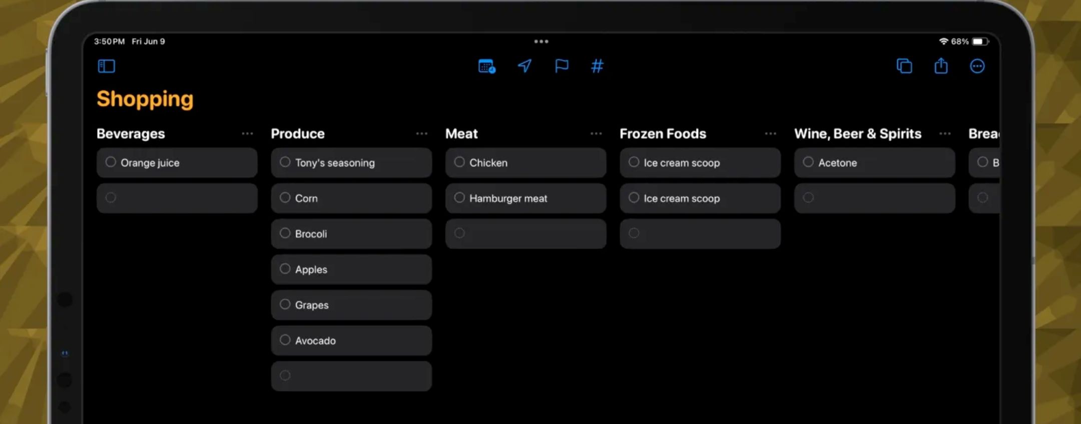 iOS 17 : i Promemoria in offrono la migliore lista della spesa