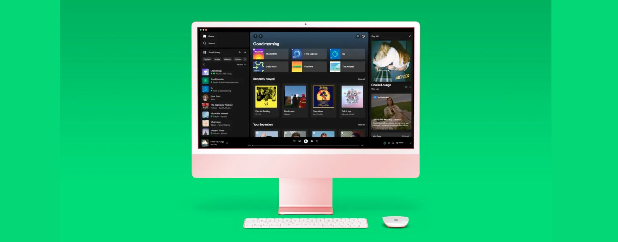 Spotify lancia una nuova esperienza desktop a tre colonne per Mac e PC