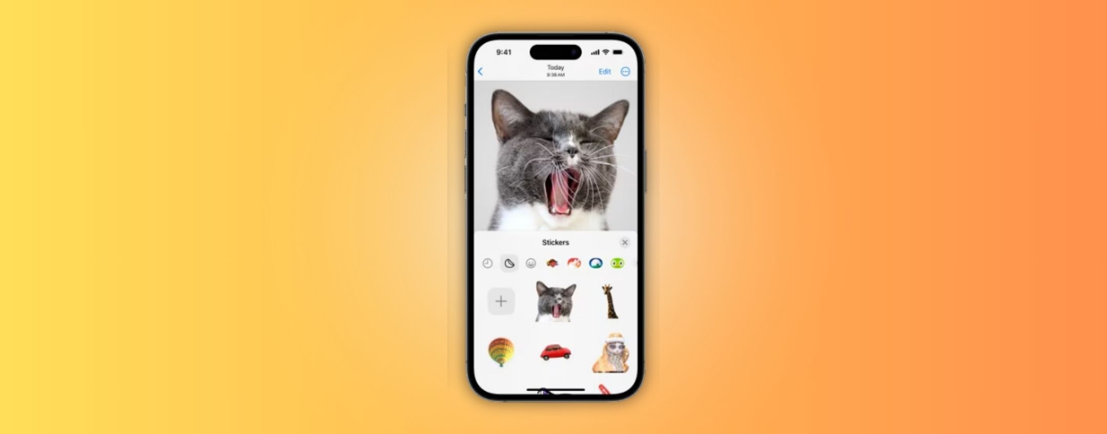 iOS 17, come creare stickers personalizzati dalle tue foto