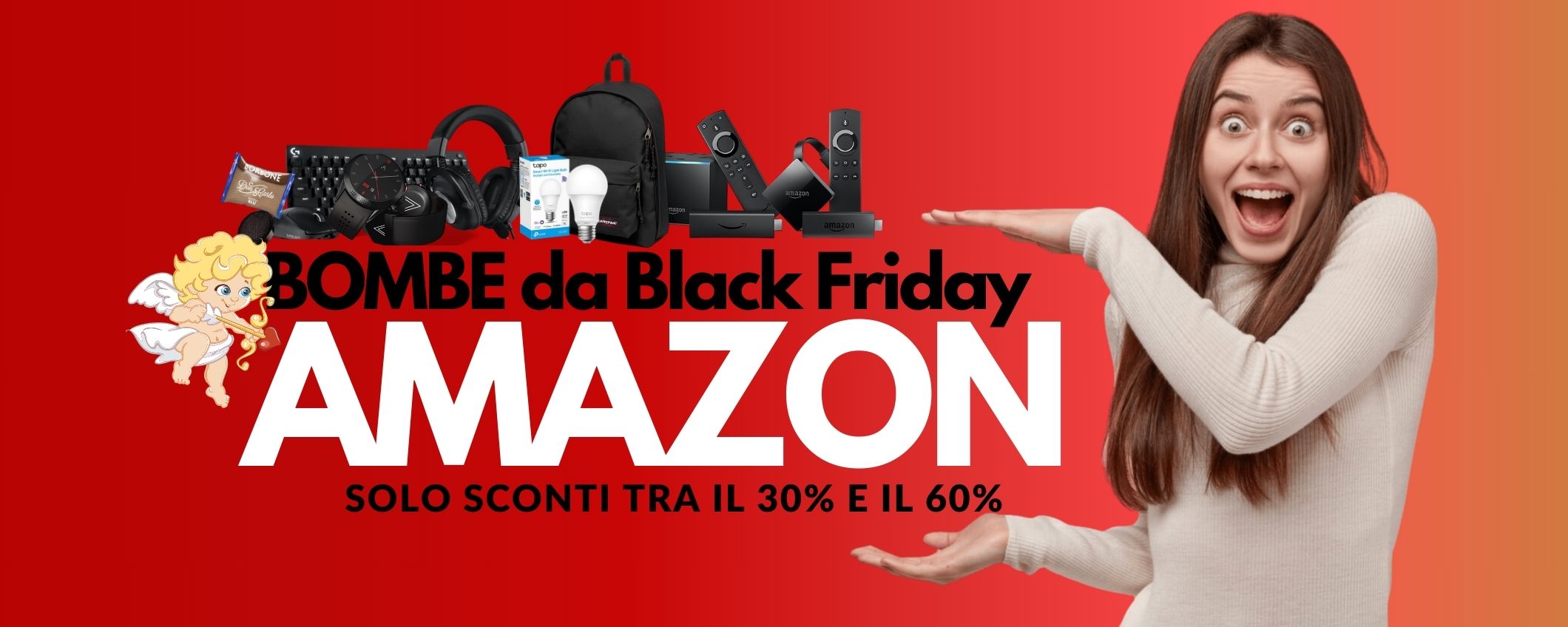 BOMBE da Black Friday a Febbraio: solo sconti fra il 30% e il 60%
