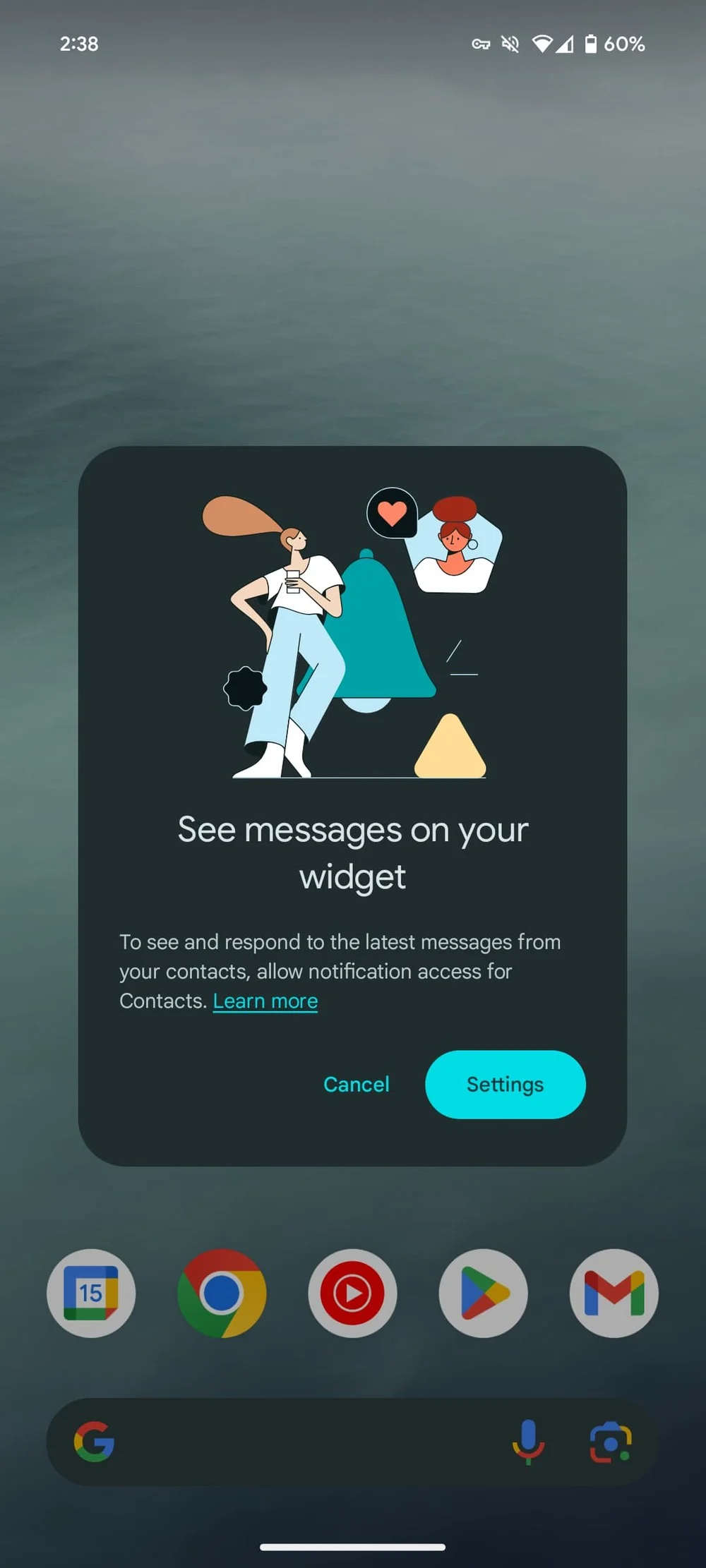 Nuovo Widget Google Contatti