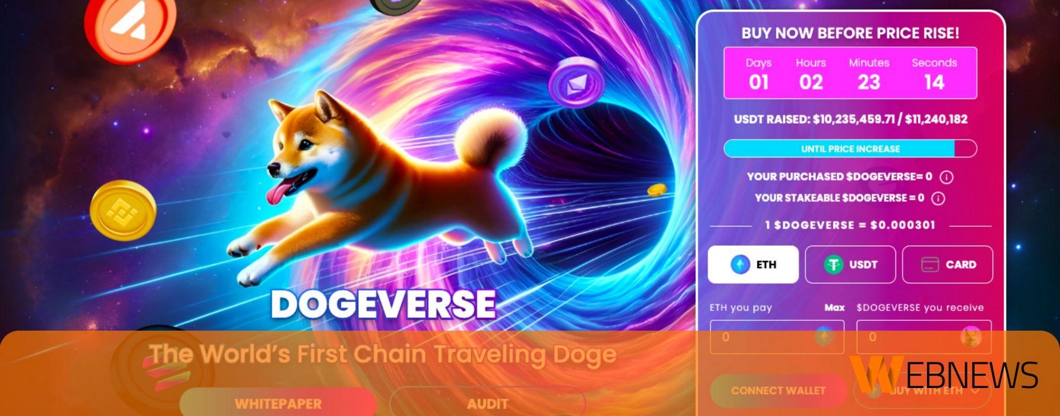 L'ICO di Dogeverse raggiunge il traguardo dei 15 milioni di dollari e i trader dicono che sarà la prossima grande meme coin