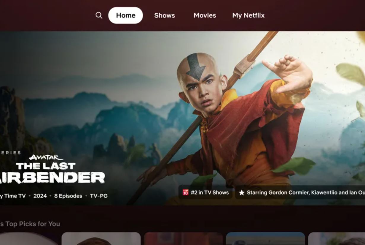 Netflix nuova home