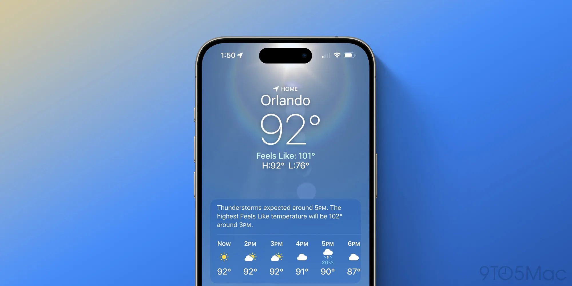Meteo iOS18