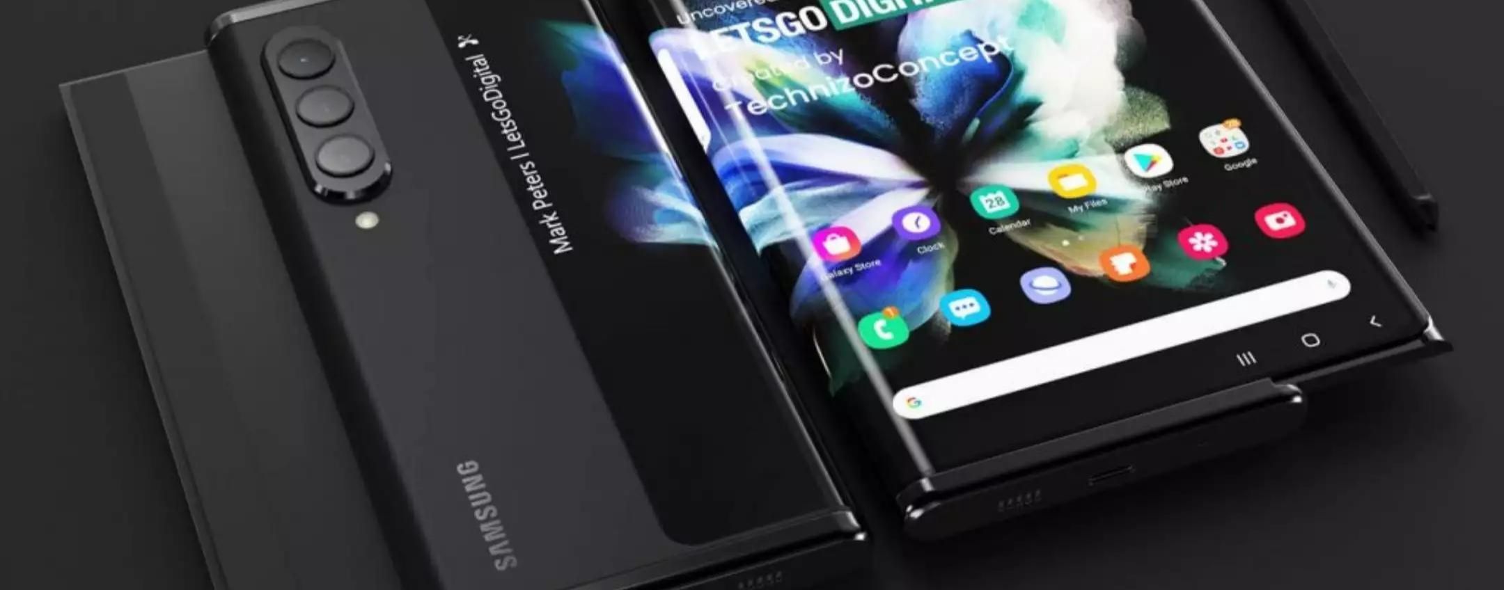 Samsung: il primo rollable avrà uno schermo più grande del tri-fold di Huawei