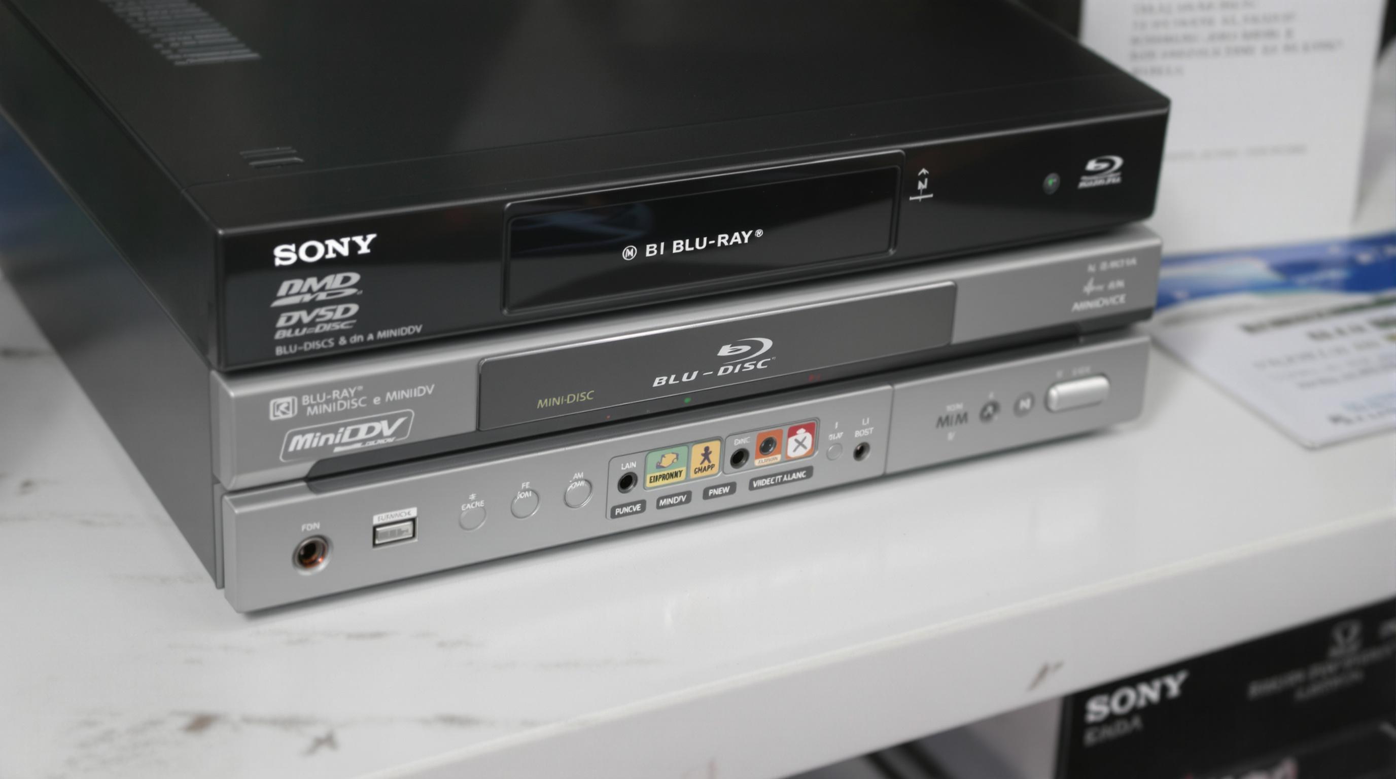 Sony annuncia la fine della produzione di Blu-ray, MiniDisc e MiniDV