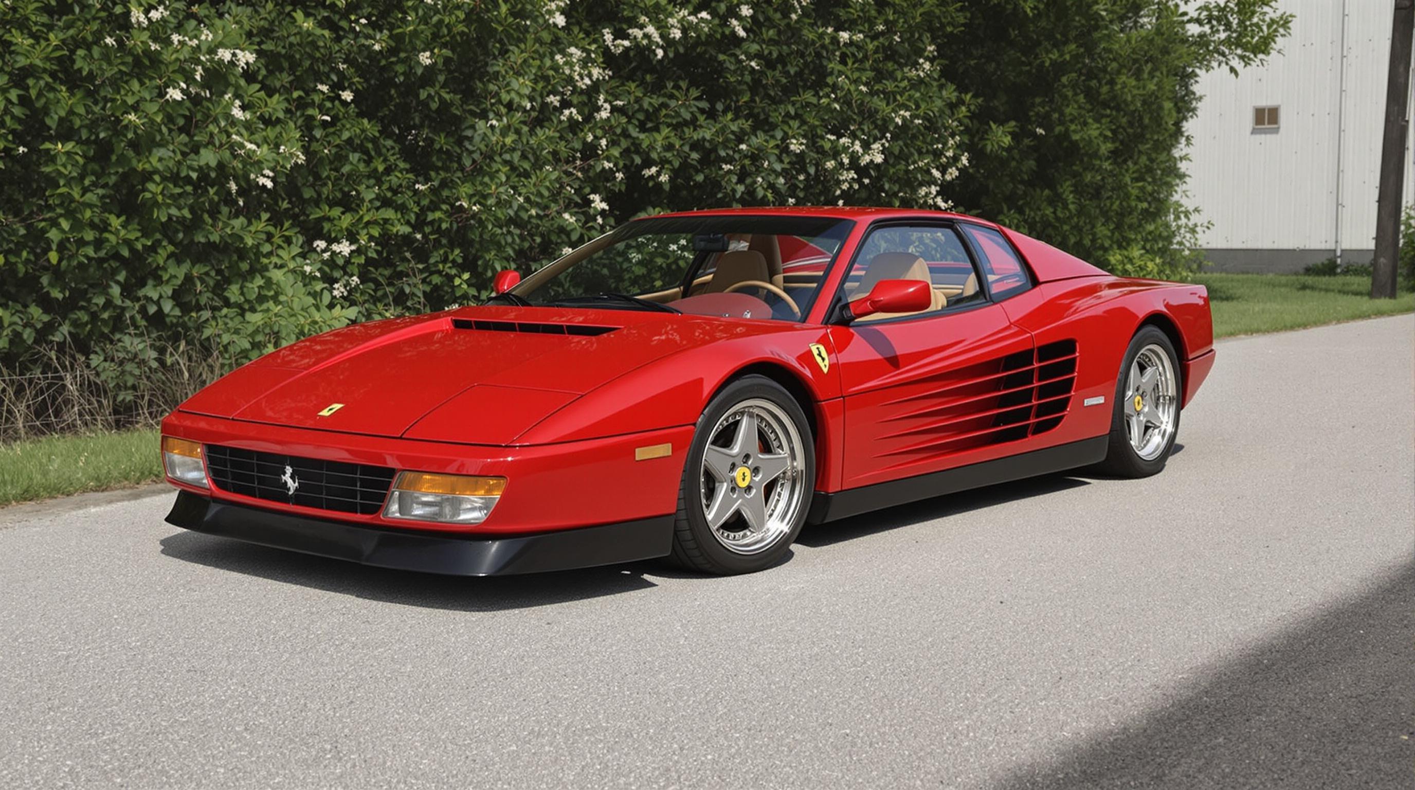 Ferrari Testarossa a sei ruote: la trasformazione estrema dal Texas