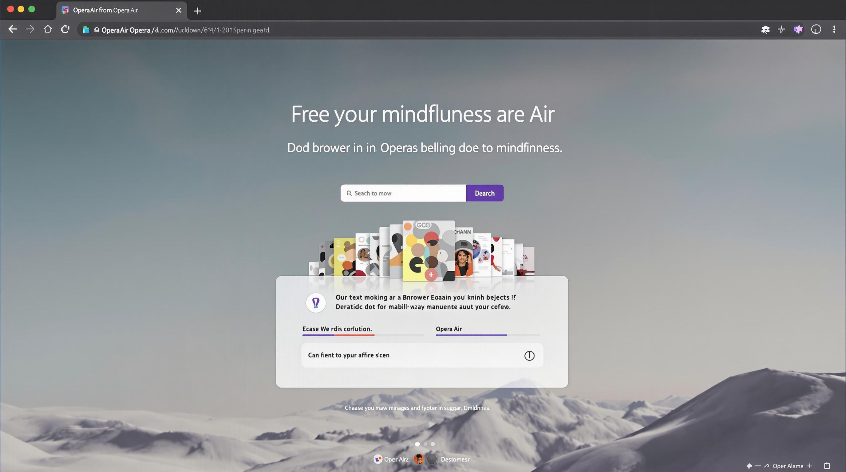 Opera Air: il browser che unisce tecnologia e benessere mentale